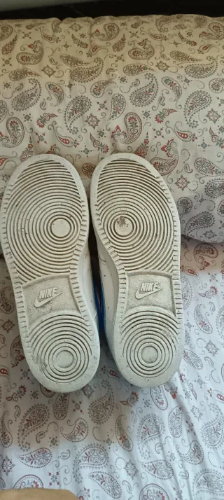 Zapatillas Nike Blancas y Azules