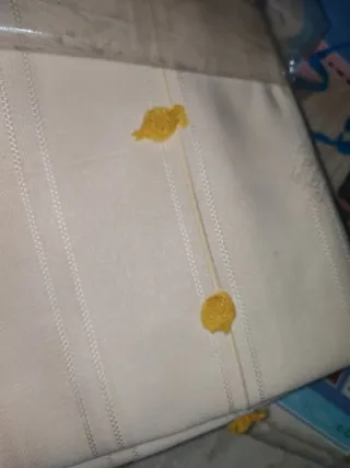 Cortinas Confeccionadas Beige/Amarillo