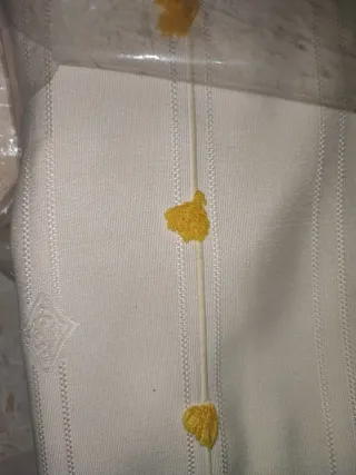 Cortinas Confeccionadas Beige/Amarillo