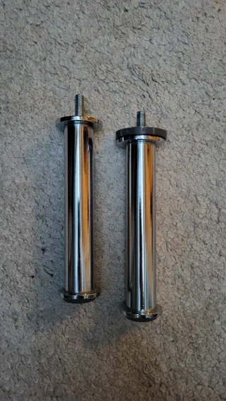 8 Gambe Ikea Acciaio 15cm per Divano/Letto