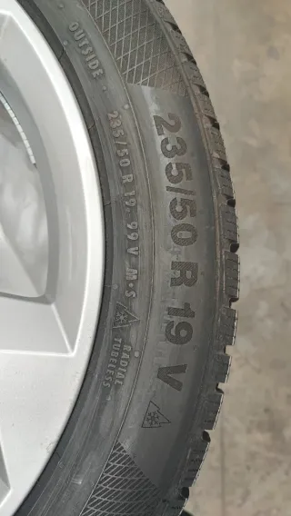 4 Llantas Audi 19 con Neumáticos Invierno nuevos