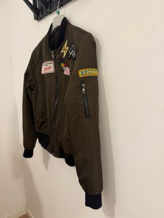 Chaqueta bomber LFT verde militar Talla M