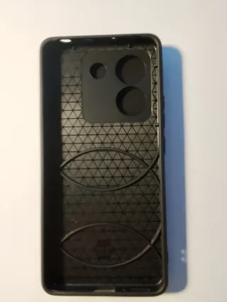 Funda Rígida Móvil Negra con Anillo