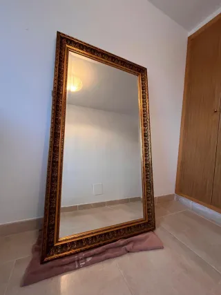 Espejo Antiguo Vintage Dorado