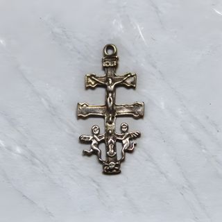 Colgante Cruz Caravaca Plata 925