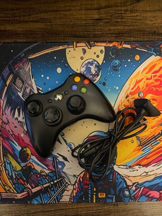 Xbox 360 Negra con 10 Juegos y Mando