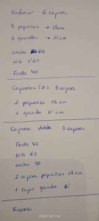 Habitacion de madera color cerezo de matrimonio
