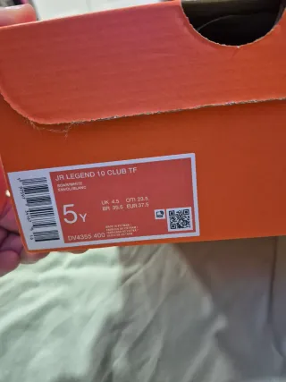 Botas Fútbol Nike Tiempo Jr Legend 10 Club TF 37,5