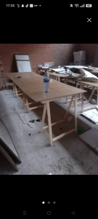 Caballetes de madera