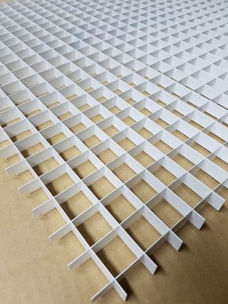 Rejilla modular para techo 1200X600 MM.