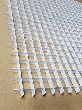 Rejilla modular para techo 1200X600 MM.