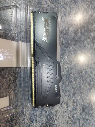 Memoria RAM Kingston DDR5 16GB 6000MHz. Cl36.