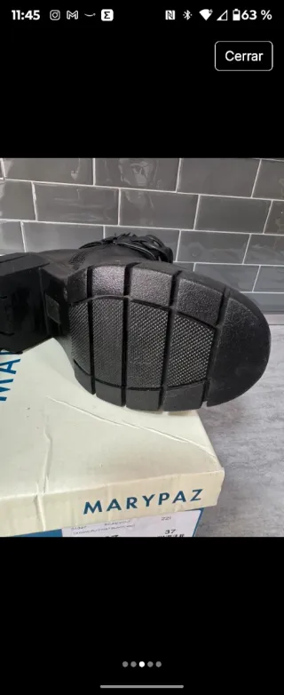 Botines MARYPAZ negros talla 37