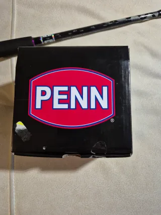 Lote pesca spinning caña y carrete