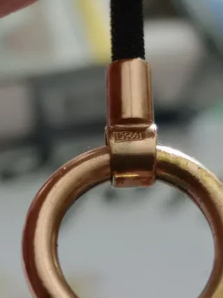 Pulsera Velvet Negra y Dorada