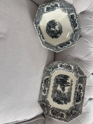 Juego La Cartuja Fuente y Ensaladera