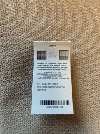 Cartera Burberry Rosa y Beige