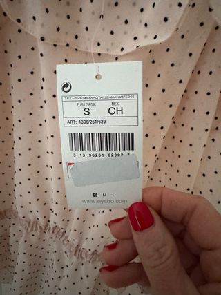 Camisón corto lunares