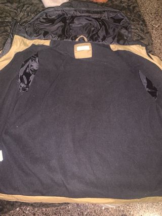 Anorak Mango Marrón y Negro Talla 164