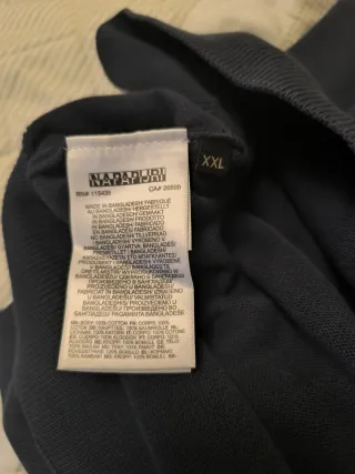 Jersey Napapijri Azul Marino Talla XXL