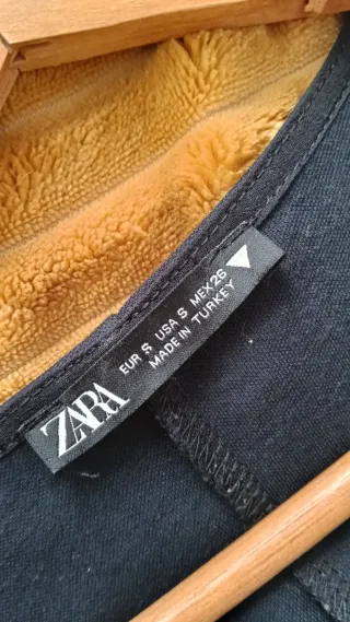 Mono corto Zara Talla S Negro