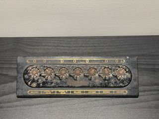 Ábaco de círculos CALCULATOR antiguo.