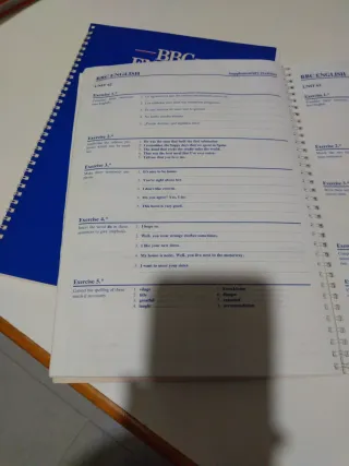 Cuadernos de ejercicios en ingles BBC ENGLISH