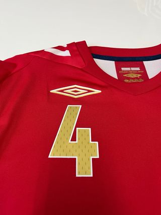 Camiseta original Inglaterra 2008 Gerrard 4 Umbro