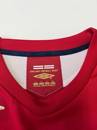 Camiseta original Inglaterra 2008 Gerrard 4 Umbro