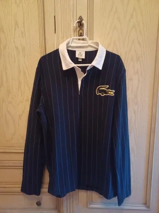 Polo Lacoste rayas azules