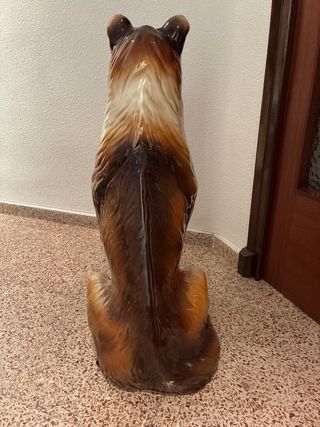 Figura Perro Collies Sentado Grande