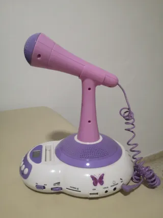 Micrófono Karaoke Infantil de violeta
