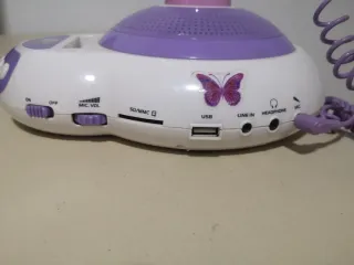 Micrófono Karaoke Infantil de violeta