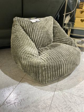 Puff Sillón Terciopelo Verde Nuevo