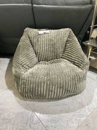 Puff Sillón Terciopelo Verde Nuevo