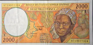 Billete 2000 Francos África Central