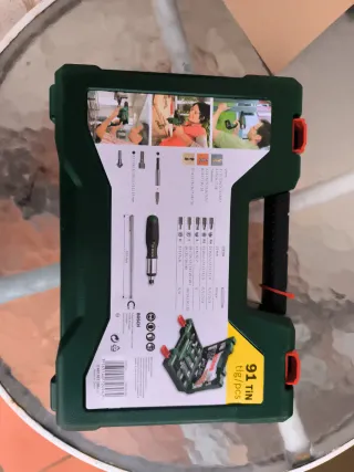 Maletín Bosch Puntas y Brocas 91 Piezas