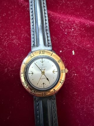 Reloj Cauny Mujer Negro/Dorado