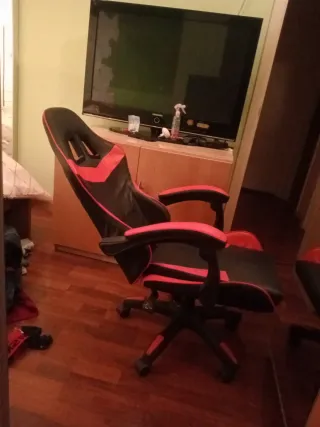 Silla Gamer/Escritorio Negra y Roja