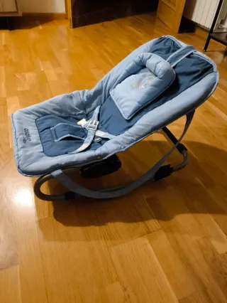 Hamaca para bebé azul