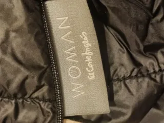 Chaquetón piel sintético reversible con anorak