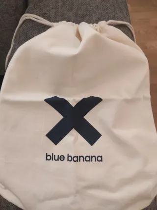 Mochila Blue Banana Beige de cuerdas