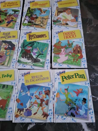 Lote de 9 libros disney