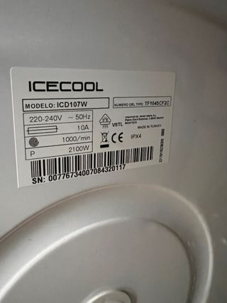 Lavadora ICECOOL 6kg