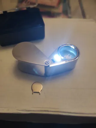 Lupa Joyero 30X con Luz LED