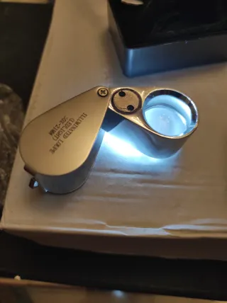 Lupa Joyero 30X con Luz LED