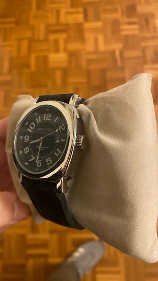 Reloj Roberto Torretta Negro y Plateado