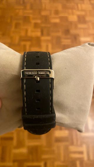 Reloj Roberto Torretta Negro y Plateado