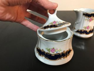 Juego Tazas Café Bavaria Porcelana Años 70