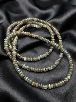 Labradorite - Collana lunga 120 cm.